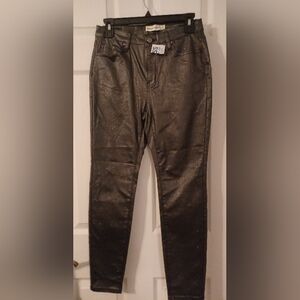 Rebecca Minkoff Shimmering Black Pants